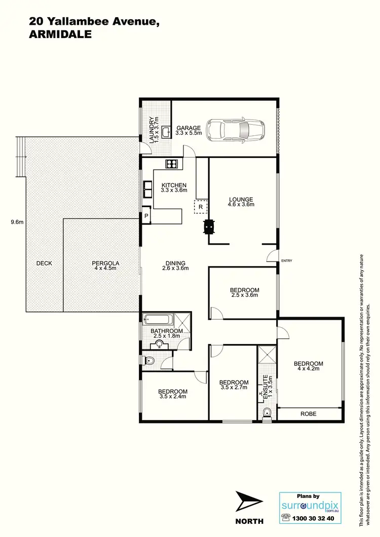 Floorplan of Homely house listing, 20 Yallambee Avenue, Armidale NSW 2350