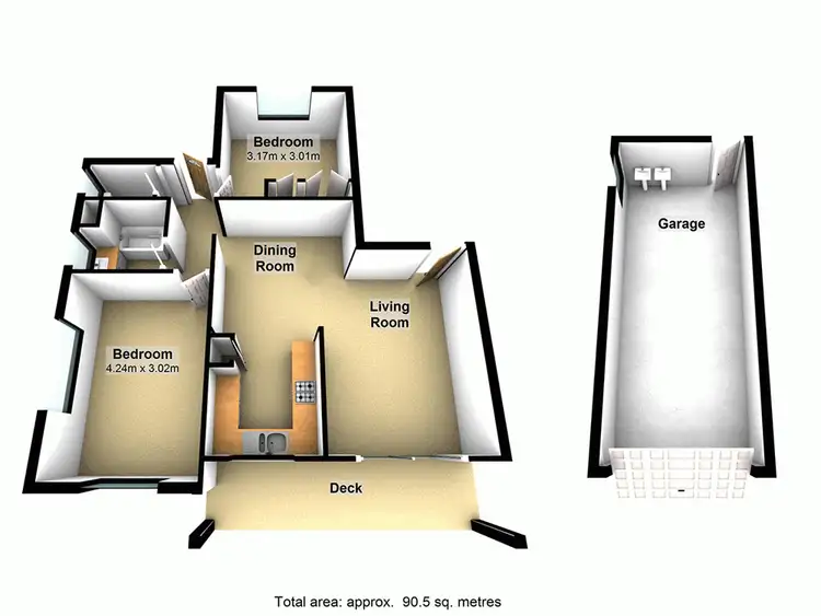 Floorplan of Homely unit listing, 3/19 Weston Street, Coorparoo QLD 4151