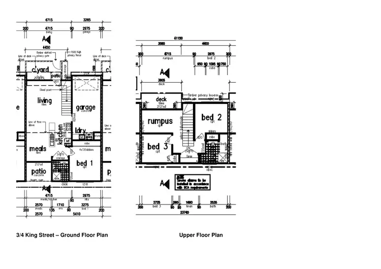 Floorplan of Homely townhouse listing, 3/4 King Street, Coffs Harbour NSW 2450