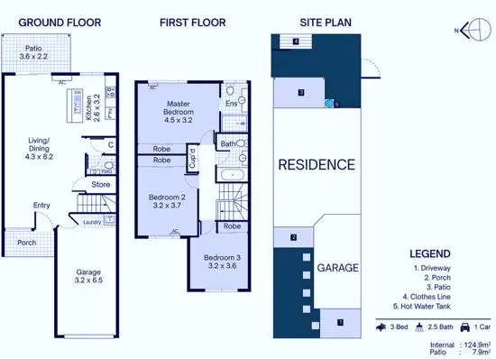 Floorplan of Homely townhouse listing, 26/35 Kenneth Street, Morayfield QLD 4506