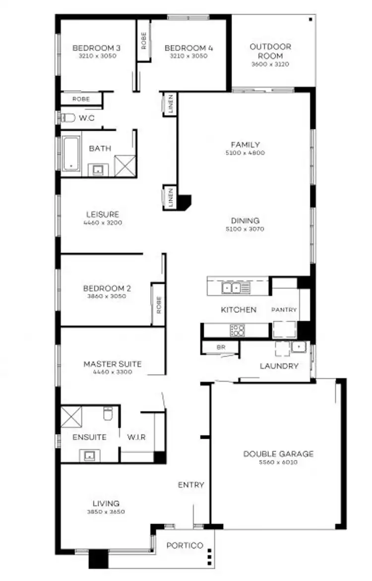 Floorplan of Homely house listing, 11 Dandenong Way, Donnybrook VIC 3064