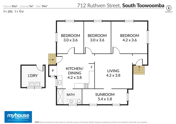 Floorplan of Homely house listing, 712 Ruthven Street, South Toowoomba QLD 4350