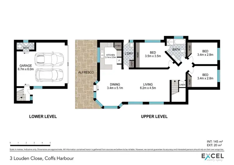 Floorplan of Homely house listing, 3 Louden Close, Coffs Harbour NSW 2450