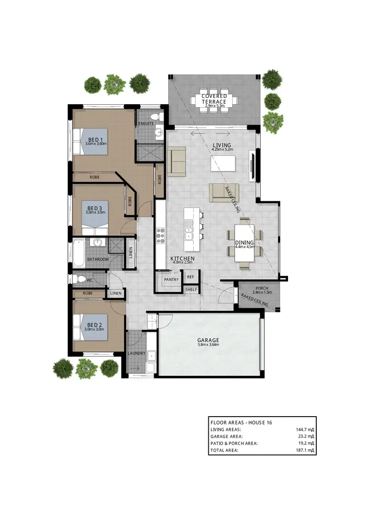 Floorplan of Homely house listing, 7/20 St Lucia Place, Bonny Hills NSW 2445