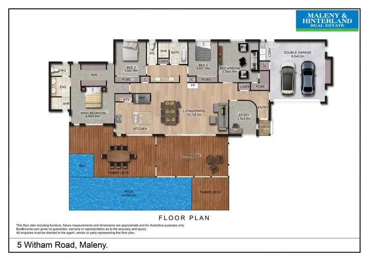 Floorplan of Homely house listing, 5 Witham Road, Maleny QLD 4552