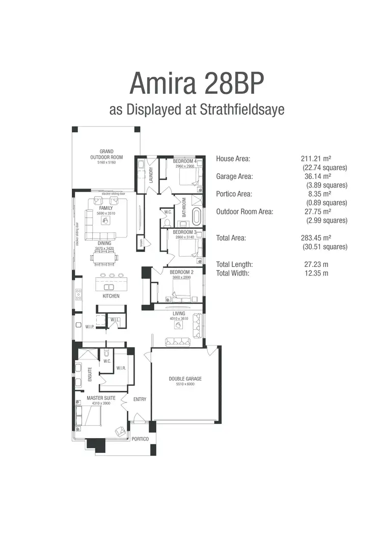 Floorplan of Homely house listing, 1 Imagine Drive, Strathfieldsaye VIC 3551