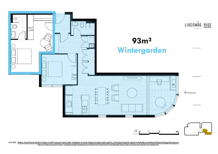 Floorplan of Homely apartment listing, 809/8 Church Street, Lidcombe NSW 2141