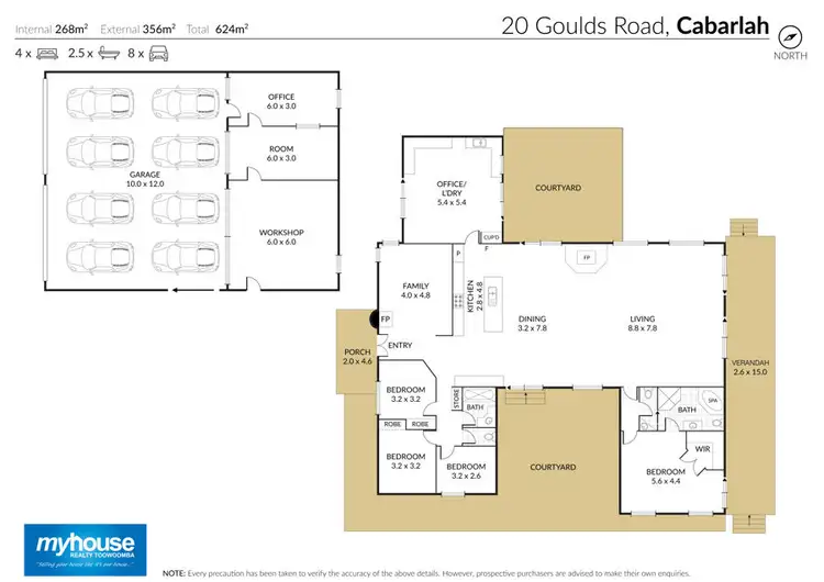Floorplan of Homely house listing, 20 Goulds Road, Cabarlah QLD 4352