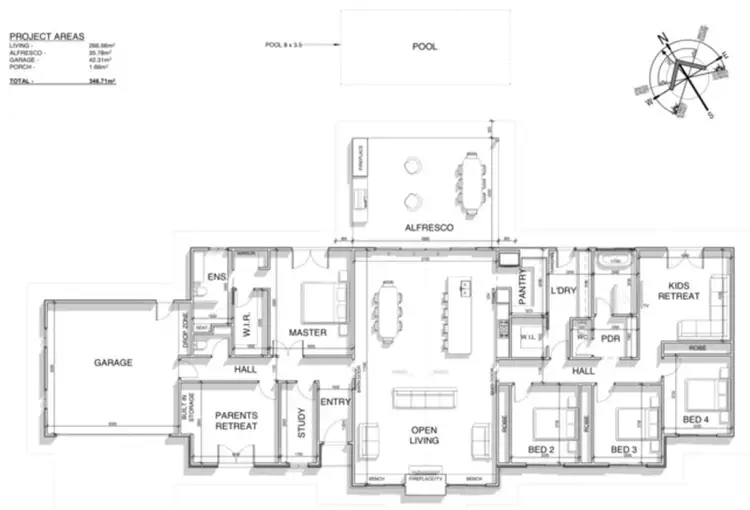 Floorplan of Homely house listing, 17 SIRIUS WAY, Gumly Gumly NSW 2652