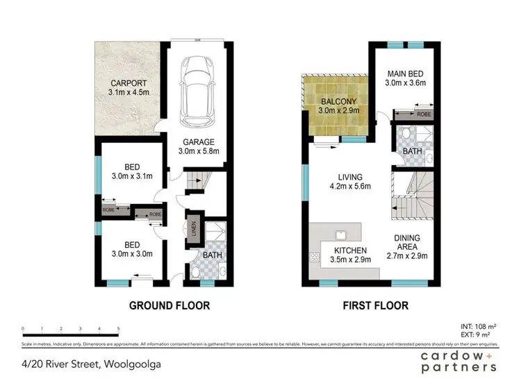 Floorplan of Homely unit listing, 4/20 River Street, Woolgoolga NSW 2456
