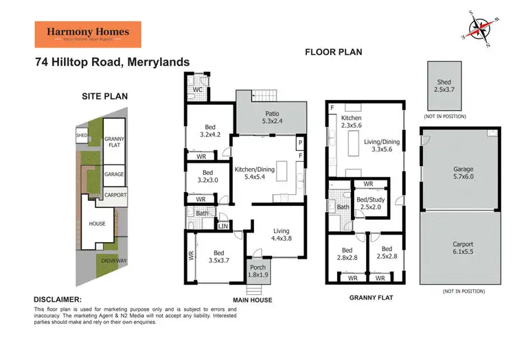 Floorplan of Homely house listing, 74 Hilltop Road, Merrylands NSW 2160