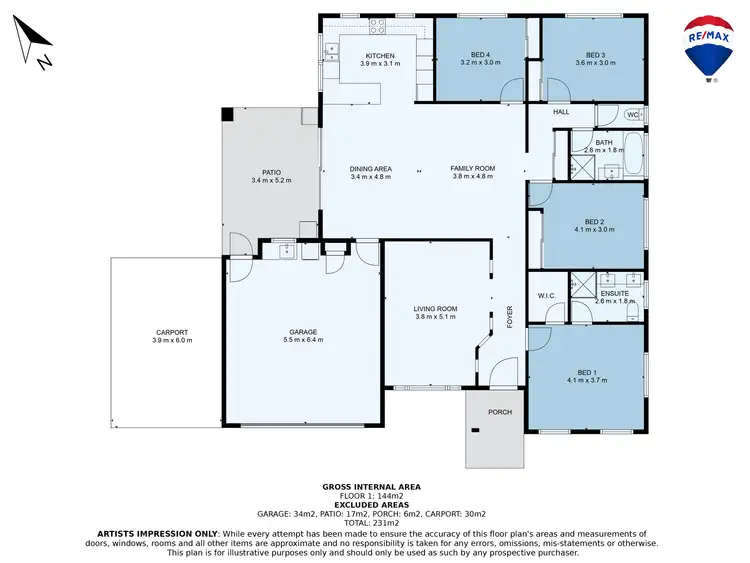 Floorplan of Homely house listing, 43 Robertson Drive, Burnside QLD 4560