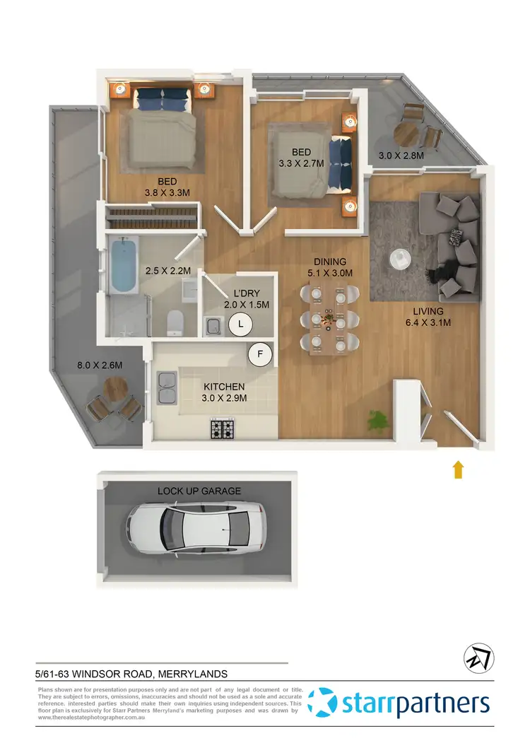 Floorplan of Homely unit listing, 5/61-63 Windsor Road, Merrylands NSW 2160