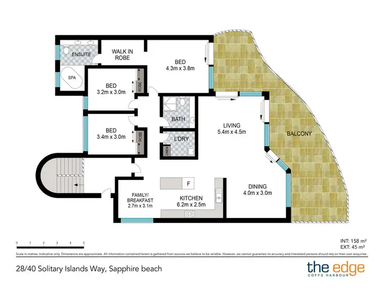 Floorplan of Homely apartment listing, 28/40 Solitary Islands Way, Sapphire Beach NSW 2450