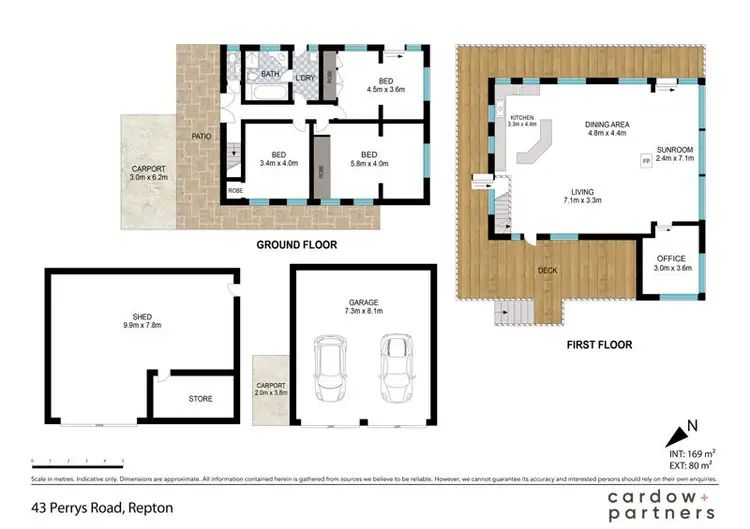 Floorplan of Homely rural property listing, 43 Perrys Road, Repton NSW 2454