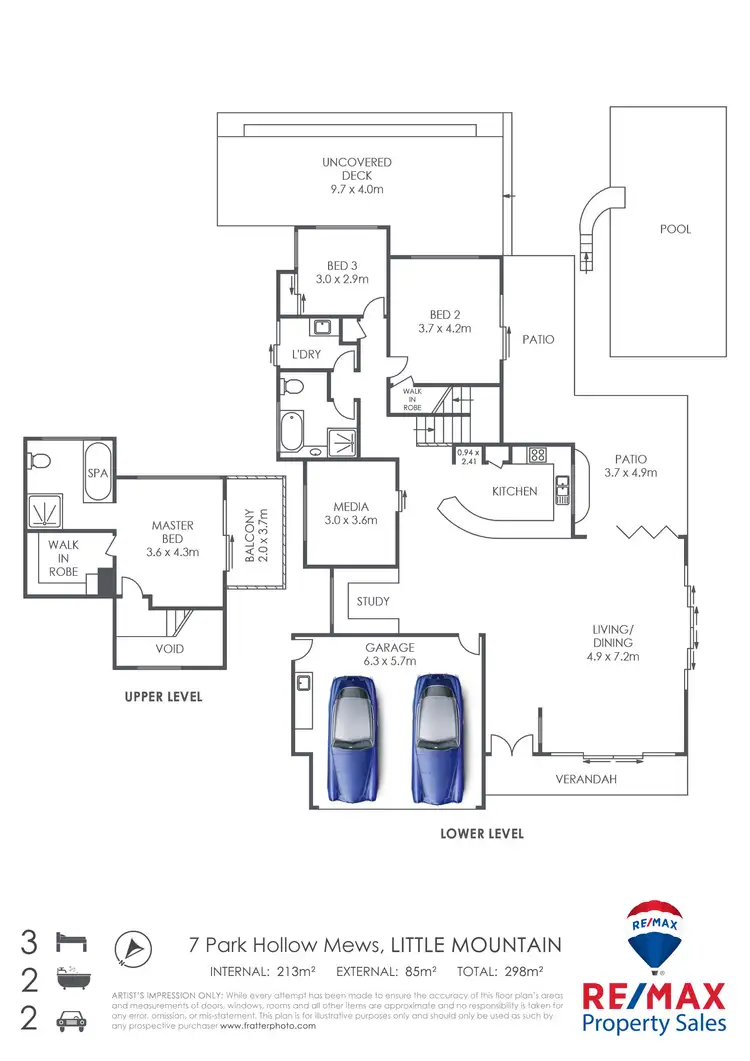 Floorplan of Homely house listing, 7 Park Hollow Mews, Little Mountain QLD 4551