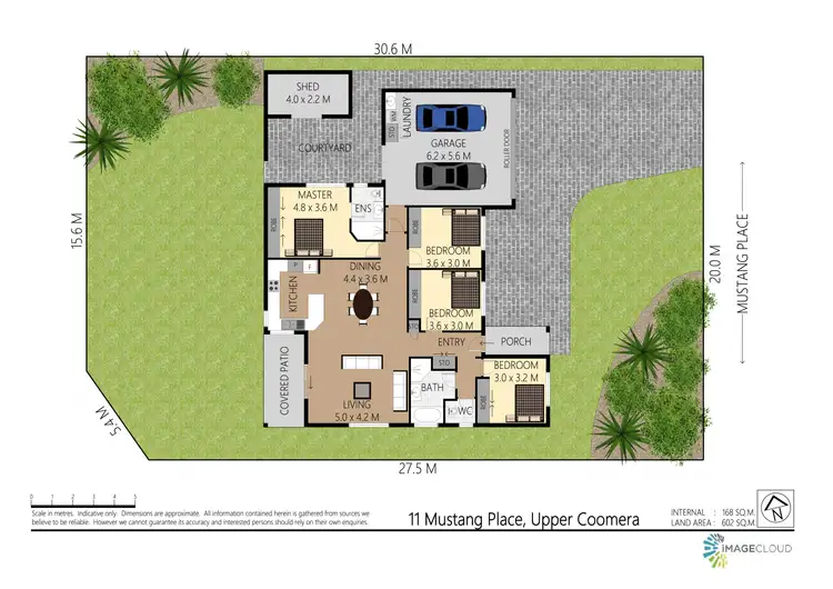 Floorplan of Homely house listing, 11 Mustang Place, Upper Coomera QLD 4209