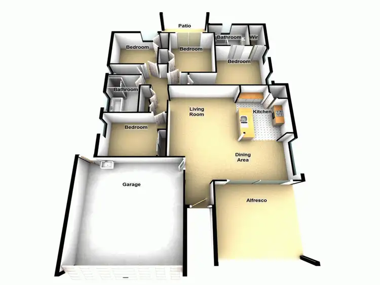 Floorplan of Homely house listing, 5 Leafwing Street, Kallangur QLD 4503