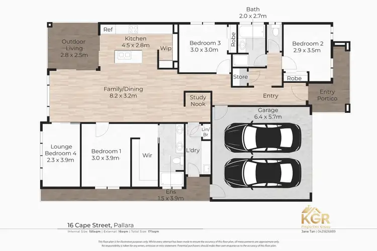 Floorplan of Homely house listing, 16 CAPE ST, Pallara QLD 4110