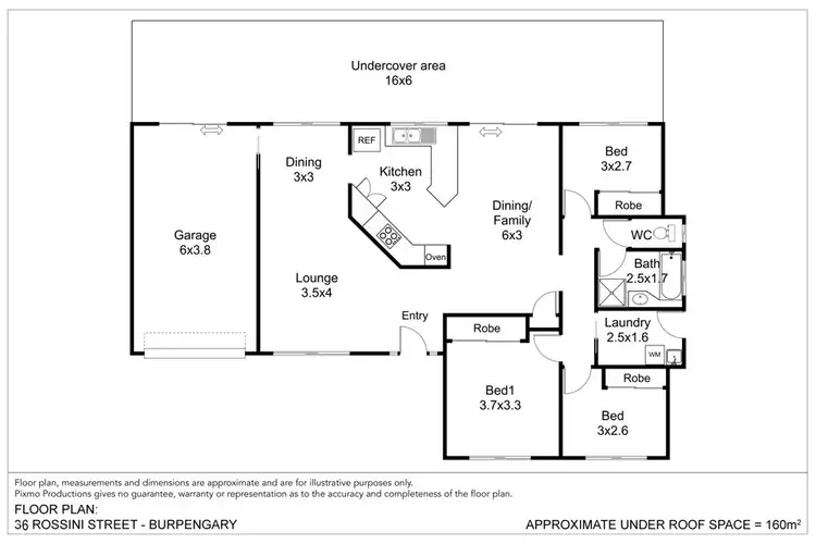 Floorplan of Homely house listing, 36 Rossini Street, Burpengary QLD 4505