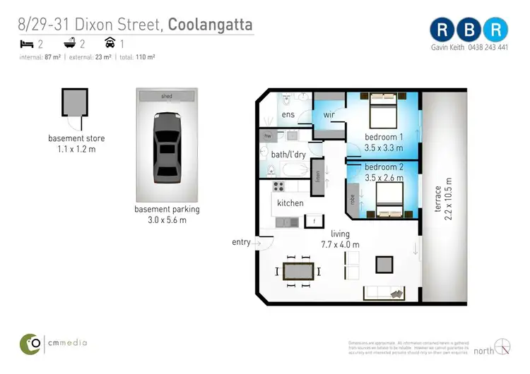 Floorplan of Homely unit listing, 8/29-31 Dixon Street, Coolangatta QLD 4225