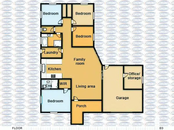 Floorplan of Homely house listing, 36 Baphal Crescent, Narangba QLD 4504