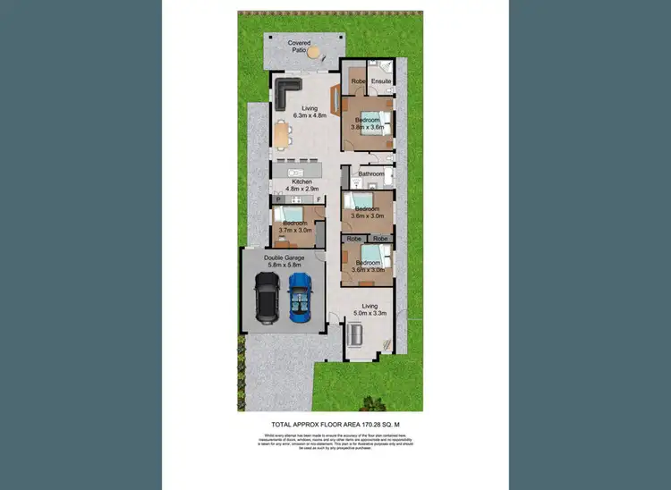 Floorplan of Homely house listing, 10 Hillsborough Place, Pimpama QLD 4209