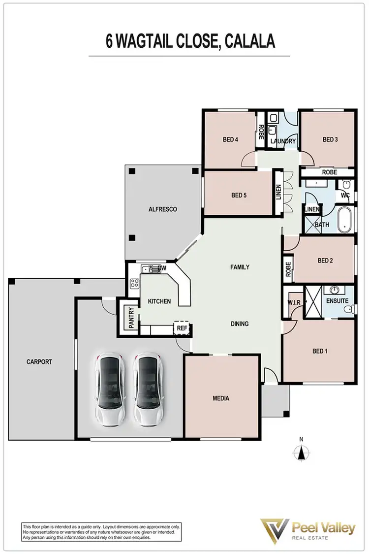 Floorplan of Homely house listing, 6 Wagtail Close Calala, Tamworth NSW 2340