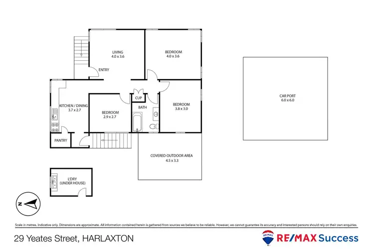 Floorplan of Homely house listing, 29 Yeates Street, Harlaxton QLD 4350