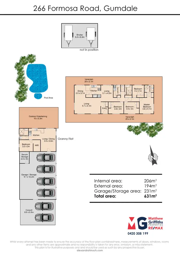 Floorplan of Homely rural property listing, 266 Formosa Road, Gumdale QLD 4154