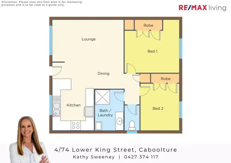 Floorplan of Homely house listing, 4/74 Lower King Street, Caboolture QLD 4510