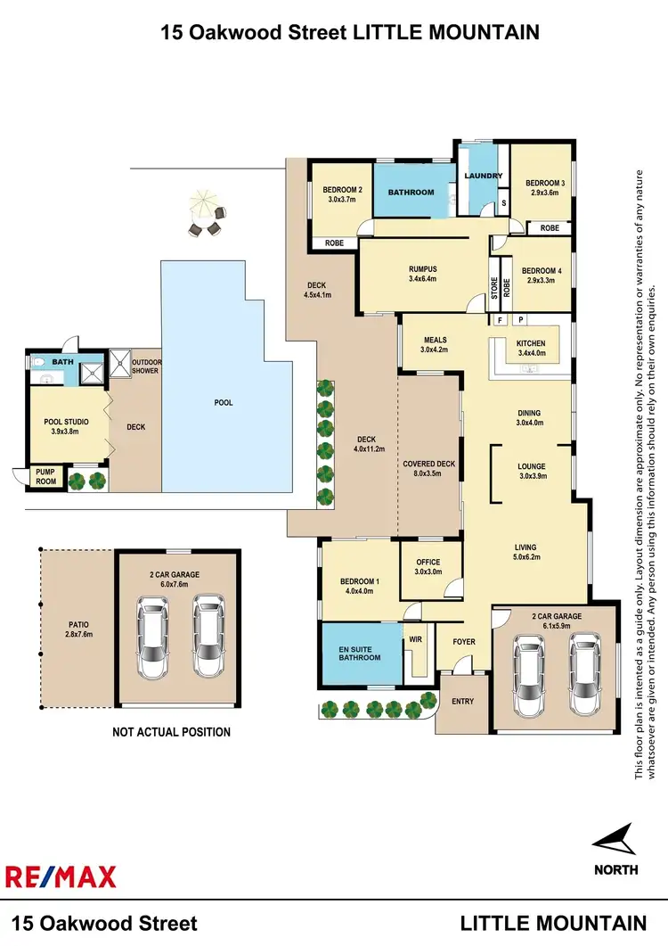 Floorplan of Homely house listing, 15 Oakwood Street, Little Mountain QLD 4551