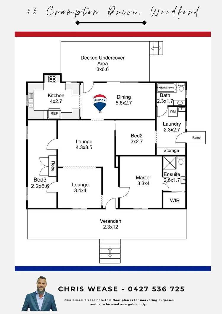 Floorplan of Homely rural property listing, 42 Crampton Drive, Woodford QLD 4514
