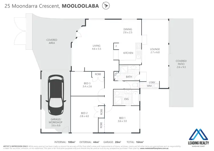 Floorplan of Homely house listing, 25 Moondarra Crescent, Mooloolaba QLD 4557