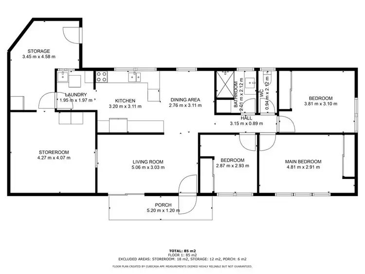 Floorplan of Homely rural property listing, Address available on request