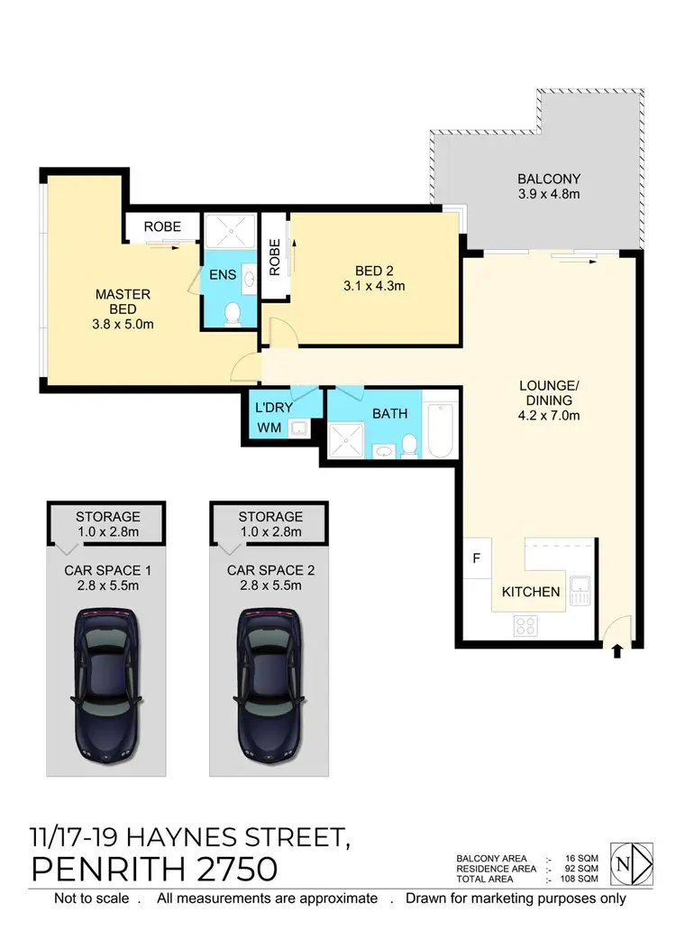 Floorplan of Homely unit listing, 11/17-19 Haynes Street, Penrith NSW 2750