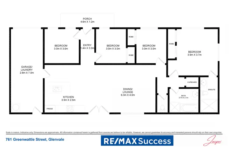 Floorplan of Homely house listing, 761 Greenwattle Street, Glenvale QLD 4350