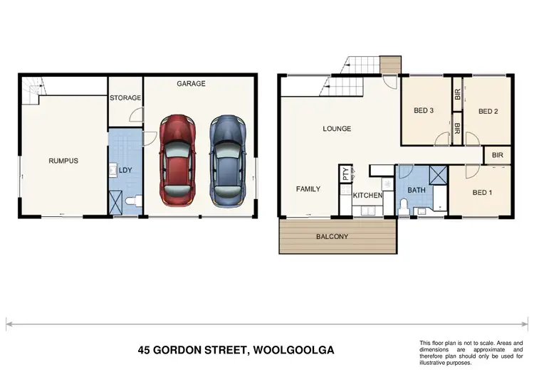 Floorplan of Homely house listing, 45 Gordon Street, Woolgoolga NSW 2456