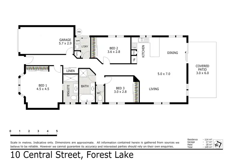 Floorplan of Homely house listing, 10 Central St, Forest Lake QLD 4078
