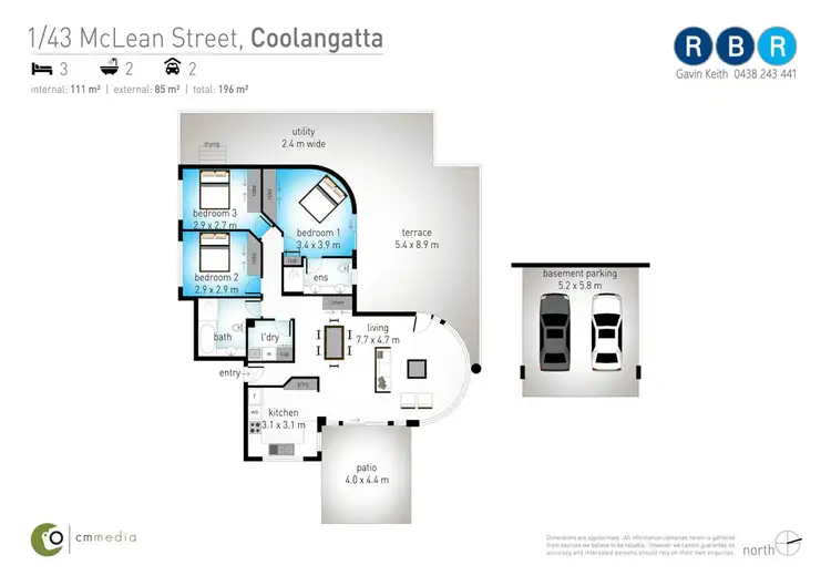 Floorplan of Homely apartment listing, 1/43 Mclean Street, Coolangatta QLD 4225