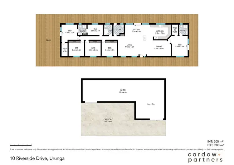 Floorplan of Homely rural property listing, 10 Riverside Drive, Urunga NSW 2455
