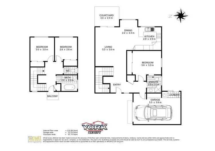 Floorplan of Homely unit listing, 3/330 Hume Street, Centenary Heights QLD 4350
