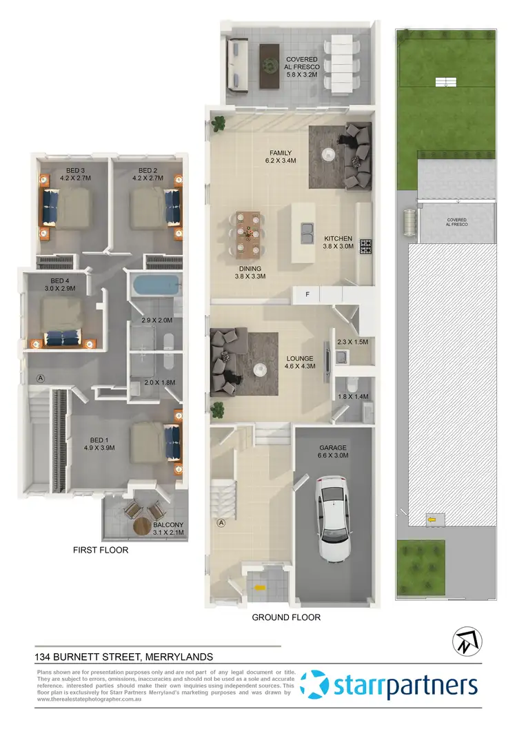 Floorplan of Homely house listing, 134 Burnett Street, Merrylands NSW 2160