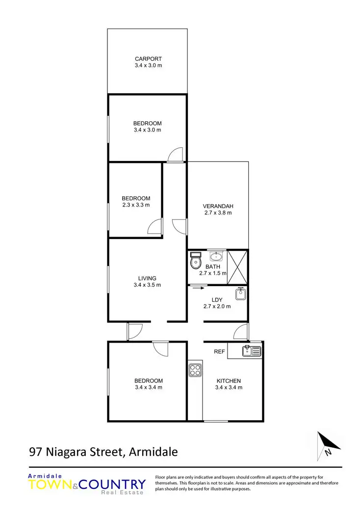 Floorplan of Homely house listing, 97 Niagara Street, Armidale NSW 2350