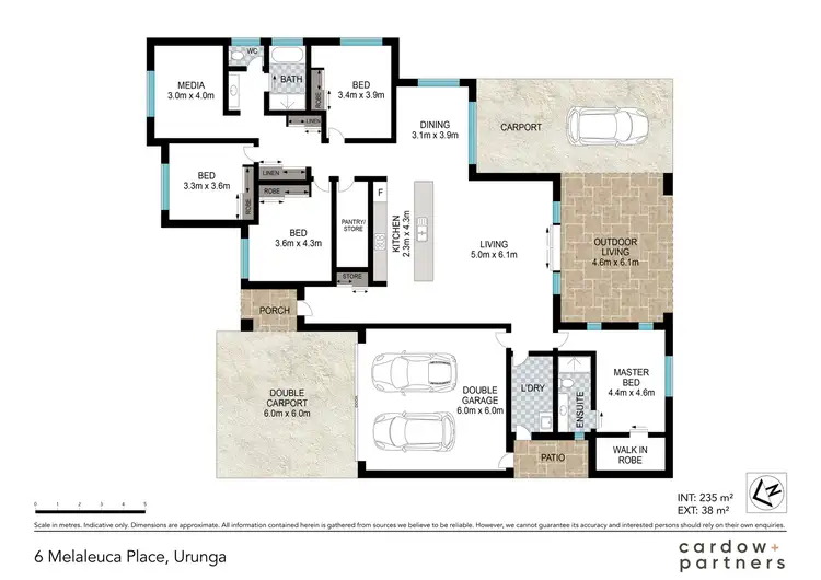 Floorplan of Homely house listing, 6 Melaleuca Place, Urunga NSW 2455