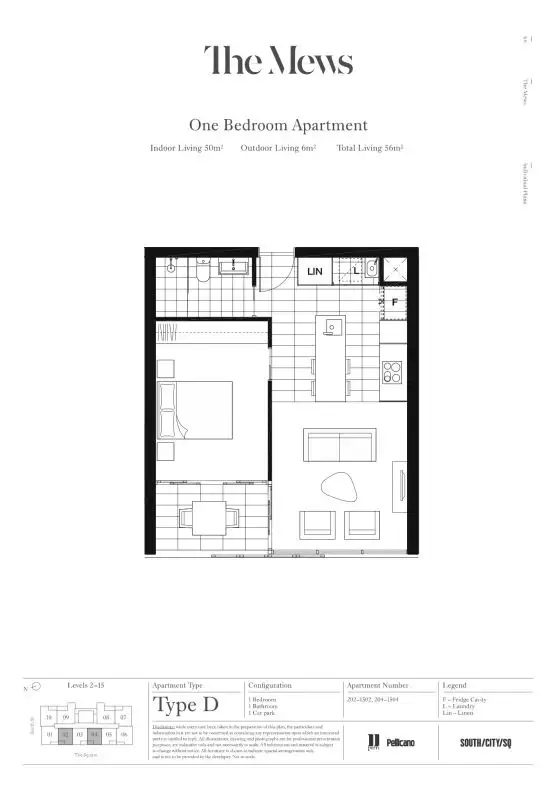 Floorplan of Homely apartment listing, 502/19 Deshon Street, Woolloongabba QLD 4102