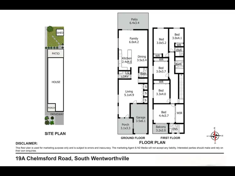 Floorplan of Homely house listing, 19A Chelmsford Road, South Wentworthville NSW 2145