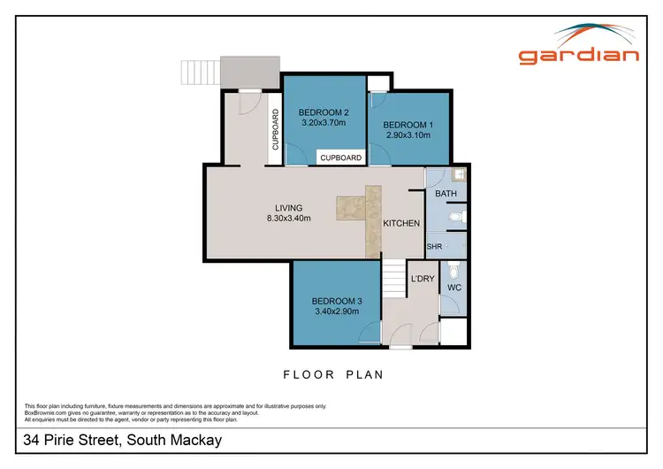 Floorplan of Homely house listing, 34 Pirie Street, South Mackay QLD 4740