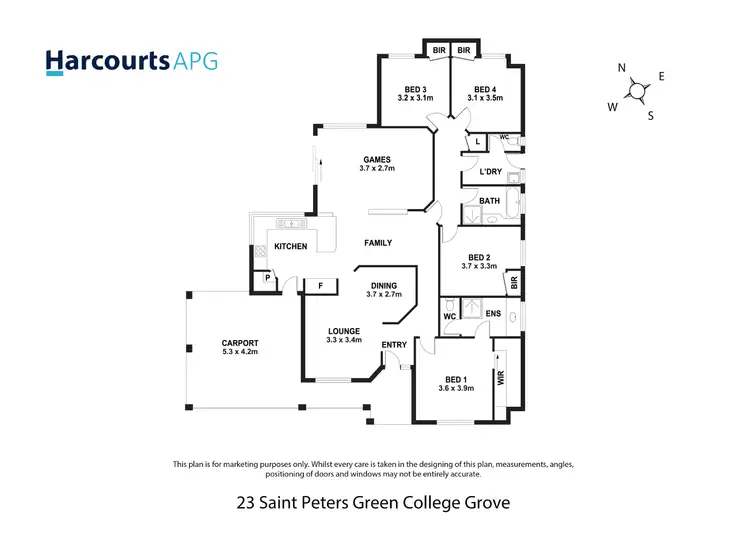 Floorplan of Homely house listing, 23 St Peters Green, College Grove WA 6230