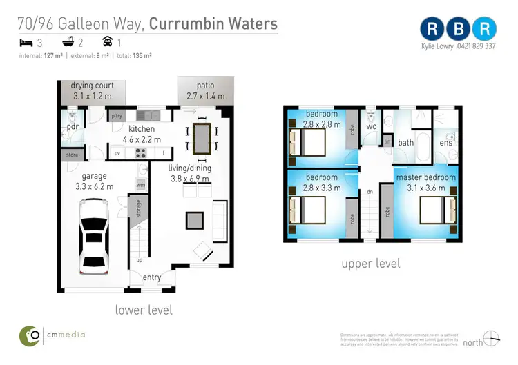 Floorplan of Homely townhouse listing, 70/96 Galleon Way, Currumbin Waters QLD 4223